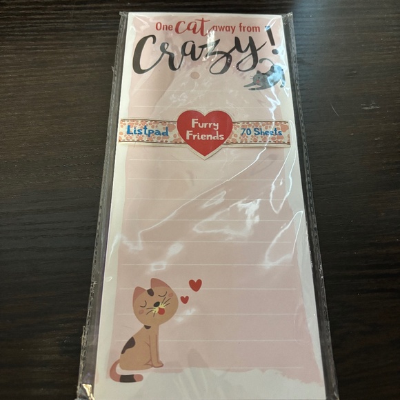 Cat lover note/ list pad - Picture 1 of 1